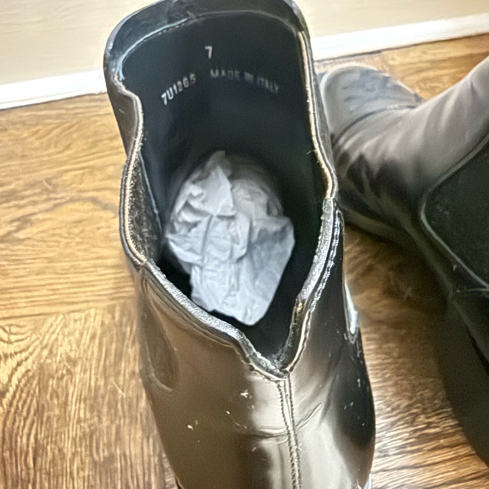 Fendi Black Leather Chelsea Boots - Picture 6 of 6
